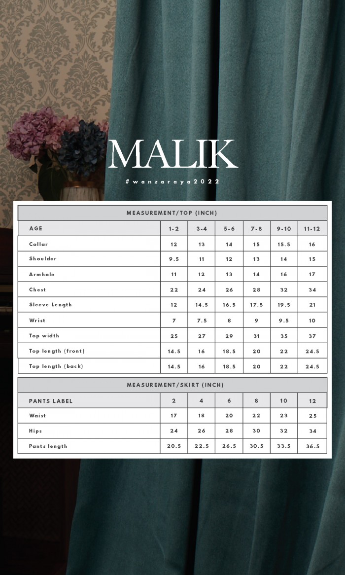 Malik Baju Melayu Kids in British Tan